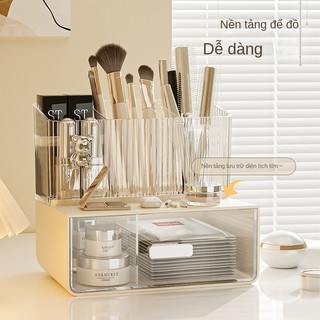 Hộp đựng mỹ phẩm, kệ đựng đồ để bàn ký túc xá sinh viên, sản phẩm chăm sóc da, kệ đựng đồ trang điểm, kệ trong suốt, thủy triều
