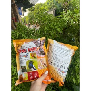 Combo 5 gói cám tổng hợp Hiển Bảo Khánh gói 500g Cám chim chào mào, chích chòe, họa my , khướu cao cấp chính hãng Kabosa