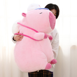 Mới kapibara màu hồng mũ bóng chày sang trọng đồ chơi búp bê búp bê thể thao capybara búp bê quà tặng