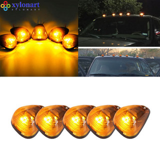 Xylonart 5 Chiếc 12V T10 5LED Cab Đèn Đánh Dấu Mái Cho Xe Tải Bán Tải Siêu Hạng, Đánh Dấu Cab Chống Thấm Nước Hoàn Toàn