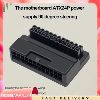 [Kidsdreammall.vn] Đầu nối cáp cấp nguồn mô-đun 24 chân đến 90 độ ATX 24 chân