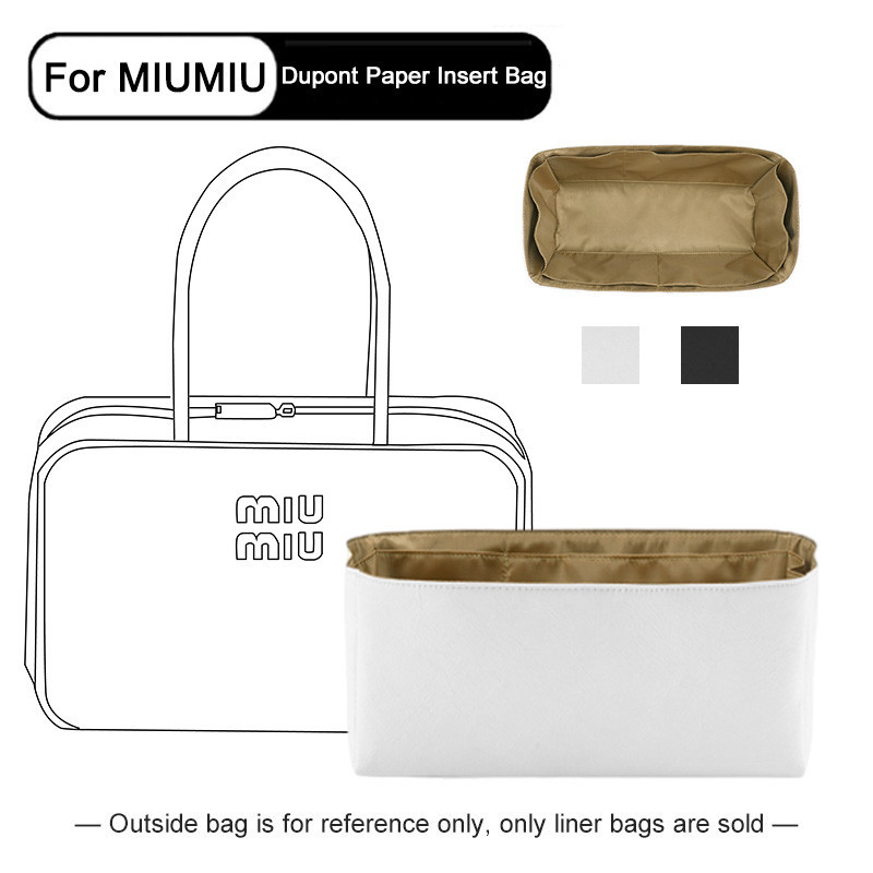 Evertoner Dupont Túi Giấy Lót Chèn Tổ Chức Cho Miumiu Túi Xách Lót Trang Điểm Túi Đựng Mỹ Phẩm Lưu T