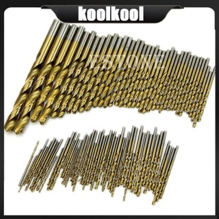 Kool Hot 99 chiếc cho Bộ mũi khoan thép tốc độ HSS phủ titan 1 5mm - 10