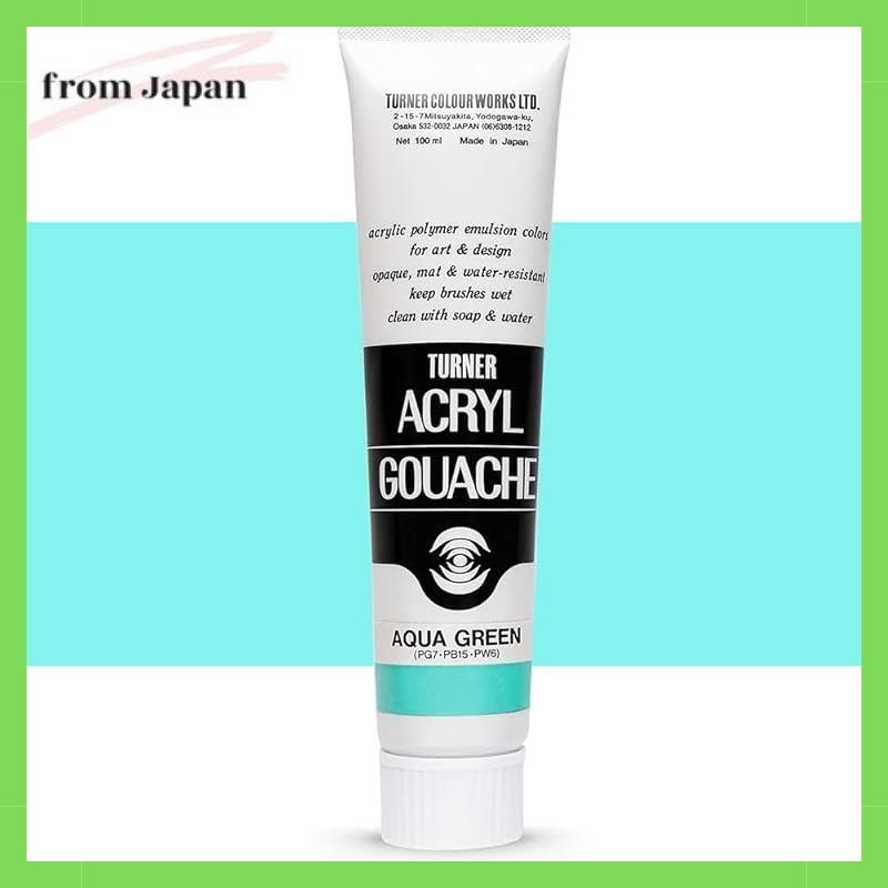 Turner Colors Acrylic Gouache Aqua Green AG100141