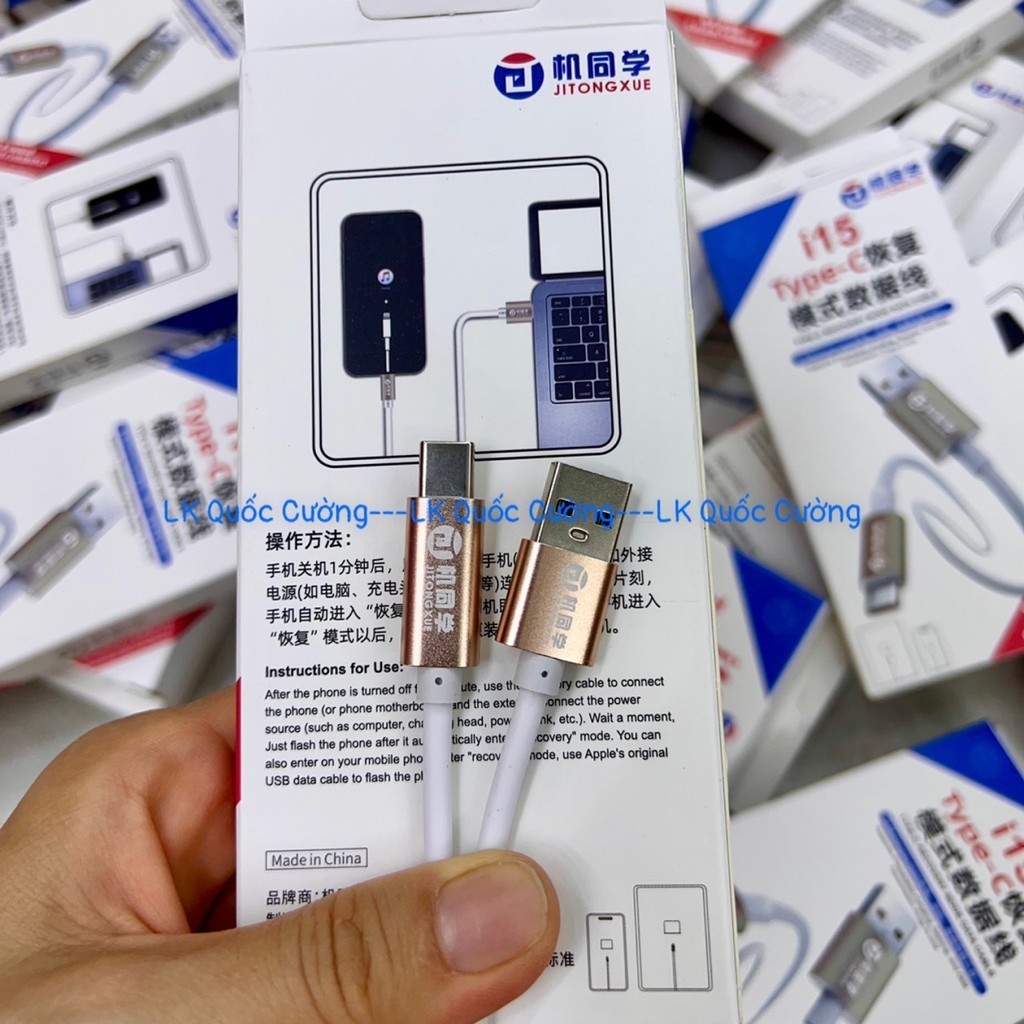 mới về Cáp iData Jitongxue i15 Type-C/ đưa máy về Recovery 15-15PM