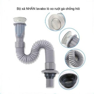[HCM] Ống Xả Ruột Gà, Xi Phông, Xả Chậu Rửa Mặt (xi phông chậu lavbo) Ngăn mùi-GL602