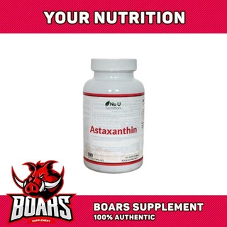 Thực Phẩm Bổ Sung NuU ASTAXANTHIN 12mg - Tăng Cường Hệ Miễn Dịch, Sức Đề Kháng (180 Viên)
