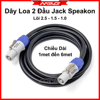  Dây Loa 2 Đầu Jack Loa Neutrik Speakon 2x2.5 2x1.5 2x1.0 dài 1m-2m-3m-4m-5m-6m giá 1 dây. 