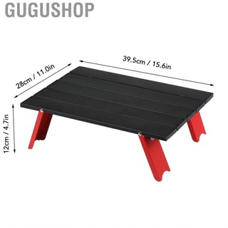 Gugushop Portable Camping Folding Table  Space Saving Small Stable Thickened Outdoor for Beach
