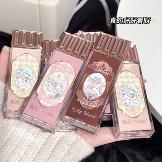 Kememood Chocolate Lip Gloss Matte Finish Chống Thấm Nước Siêu Lâu Dài Tự Nhiên Không Dễ Mờ Son Môi Di Động Trang Điểm Môi Tint
