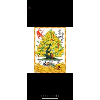Tranh dán yeu cầu ngang 80cm, cao 130cm