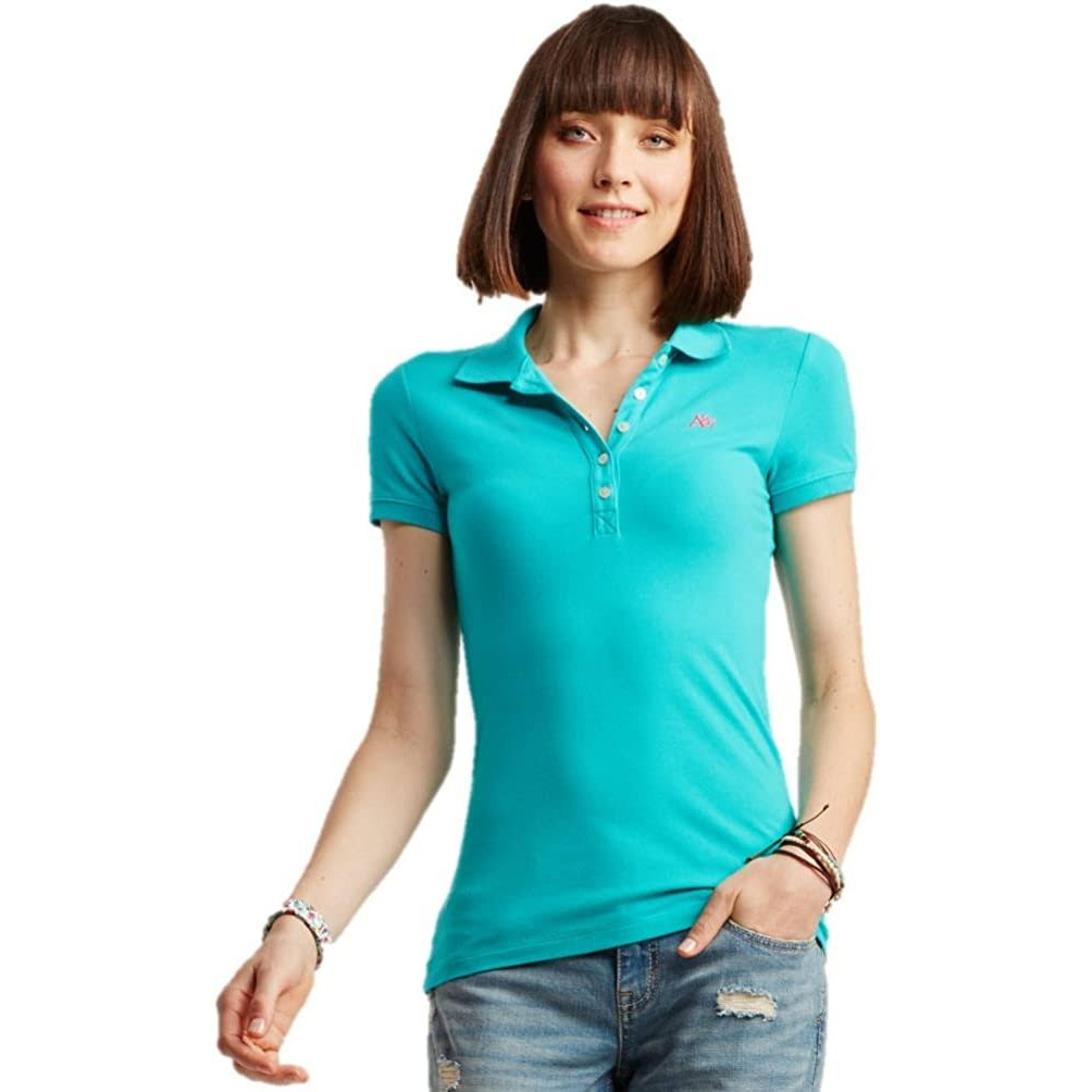 Áo thun nữ có cổ Aeropostale Size L/G (Mỹ)