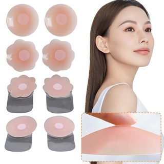 Miếng dán nâng ngực bằng silicon Miếng dán ngực vô hình Miếng dán ngực chống trượt Tai thỏ nâng ngực