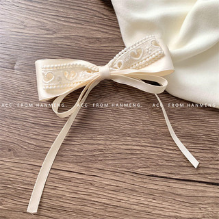 Kẹp Tóc Nữ Ren Ruy Băng Nơ Kẹp Tóc