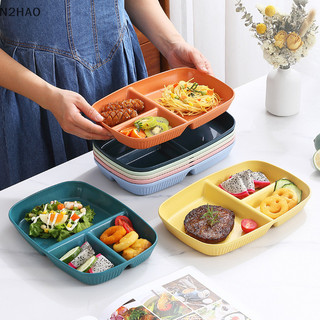 Bn chia đĩa ăn chế độ ăn có thể tái sử dụng đĩa ăn nhà bếp đồ ăn đĩa khẩu phần cho người lớn 3 ngăn lò vi sóng an toàn n