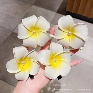 Kẹp tóc hoa màu vàng bên bờ biển Girls Bangs Side Kẹp tóc nhỏ Phụ kiện tóc thời trang