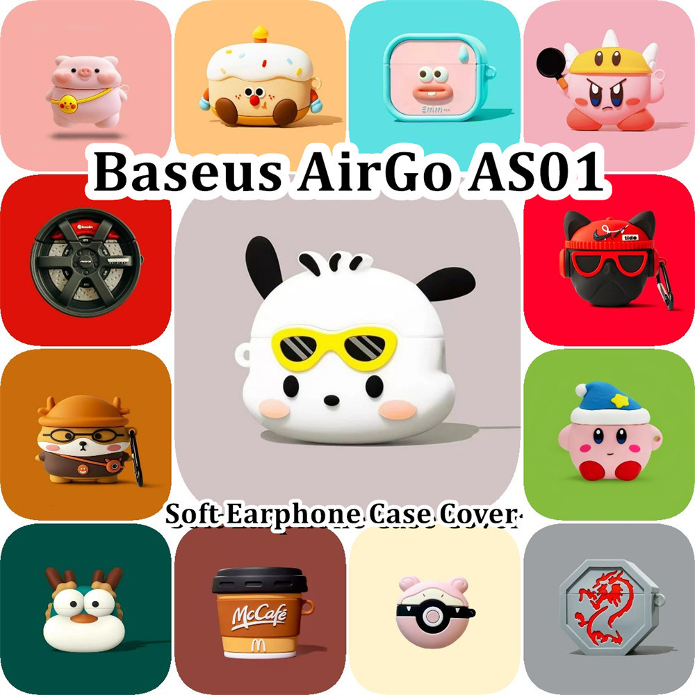 [Giảm giá hấp dẫn] Cho Baseus AirGo AS01 ốp tai ng Case Vỏ Bảo Ảnh thật phim hoạt hình NO.2