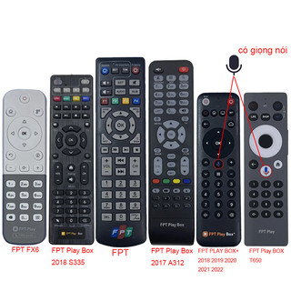 Remote điều khiển đầu thu tivi fpt play box tv fpt có giọng nói chính hãng100% fpt series