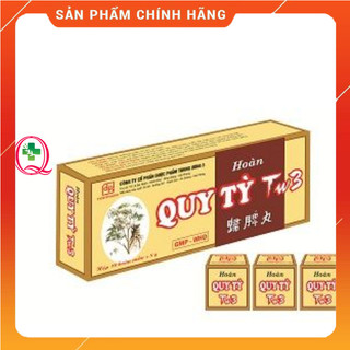 ✅ hoàn quy tỳ tw3 - bồi bổ khí huyết - hộp 10 viên hoàn