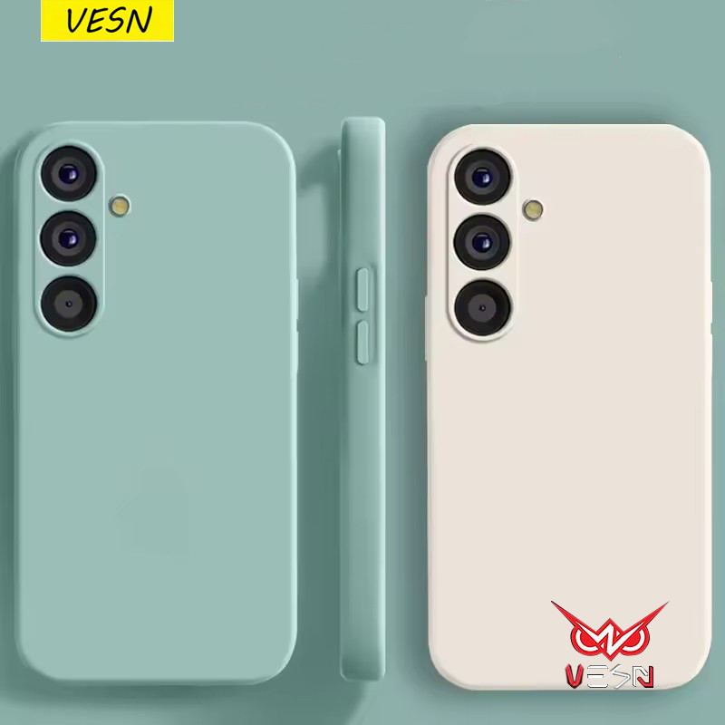 Ốp lưng Đường Viền Vuông Silicone Mềm Cho Samsung ss Galaxy A56 A55 A36 A35 A26 A25 A16 A15 4G 5G 20