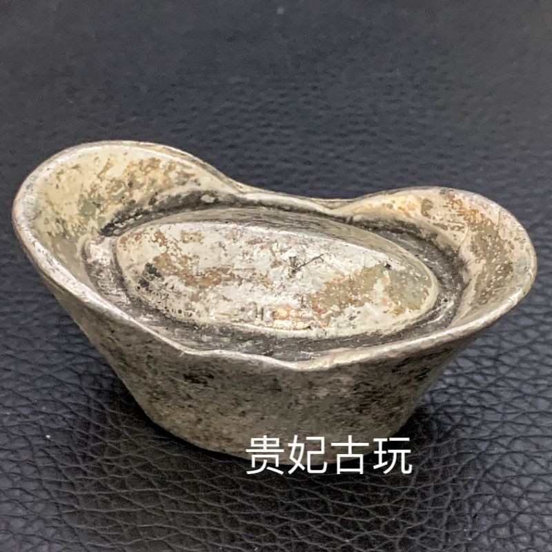 Nông thôn Đồ Cũ Thỏi Bạc Nguyên Chất Đồng Tiền Cổ Thỏi Bạc Đồng Nguyên Chất Mạ Bạc Cũ Đồng Tiền Bạc 