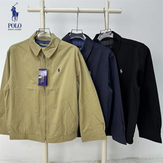  Logo thêu Ralph Lauren 100% Áo khoác cặp đôi nguyên bản Áo gió trơn dành cho nam 