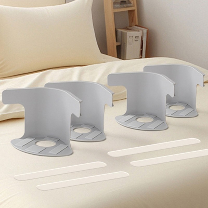 Pack Of 4 Bed Sheet Strap Bed Sheet Holder Clip For AntiSlip & Tidyness Bedding