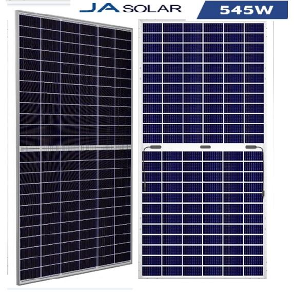 Tấm pin năng lượng mặt trời Mẫu mới chính hãng JA 545W -Tặng Jack Mc4 -Solar JA 545W