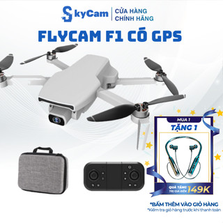 Flycam mini F1, máy bay điều khiển từ xa có gắn định vị GPS, hình ảnh fullHD, ổn định vị trí, tự động bay về, pin lâu