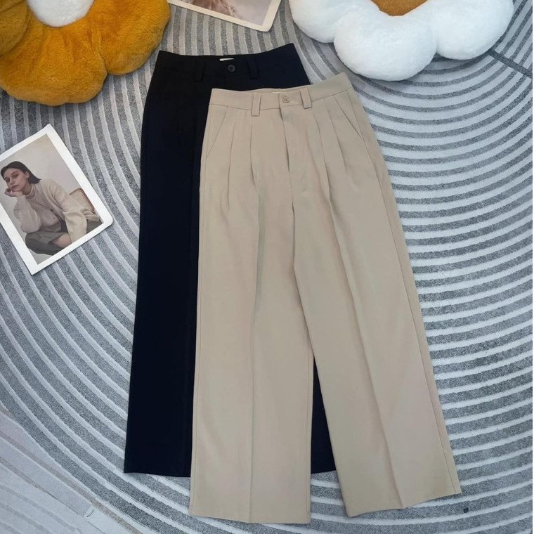 Quần vải xuông thiết kế 90cm