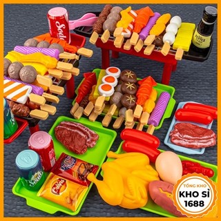 Bộ đồ chơi nấu ăn tiệc nướng Hàn Quốc BBQ siêu đẹp cho bé tạo quà Noel E757