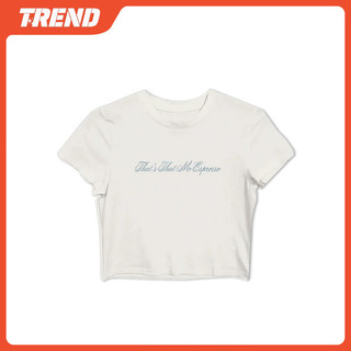 Sabrina Thợ Mộc Crop Top Nữ Đó Là Tôi Cotton Áo Thun Tay Ngắn Vintage Thời Trang Đa Năng In Hình Rời Áo Tee