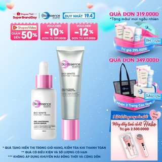 Combo Tinh Chất Dưỡng Trắng Sáng Da Bio-White Pro 30ml + Kem Giảm Đốm Nâu Và Dưỡng Trắng Sáng Da Bio-White Pro 25g