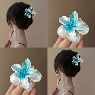 Phụ Nữ Cô Gái Hawaii Hoa Nhiều Màu Sắc Kẹp Tóc Đi Biển Kẹp Tóc Barrettes Phụ Kiện
