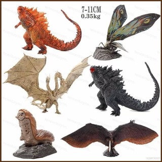 6 chiếc godzilla: vua của quái vật nhân vật hành động godzilla mothra king ghidorah mô hình búp bê đồ chơi cho trẻ em trang trí nhà