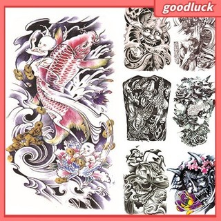 Hoa cánh tay hình xăm dán hoa sơn hình xăm dán đầu lâu đậm mô phỏng độc đáo tạm thời hình xăm dán