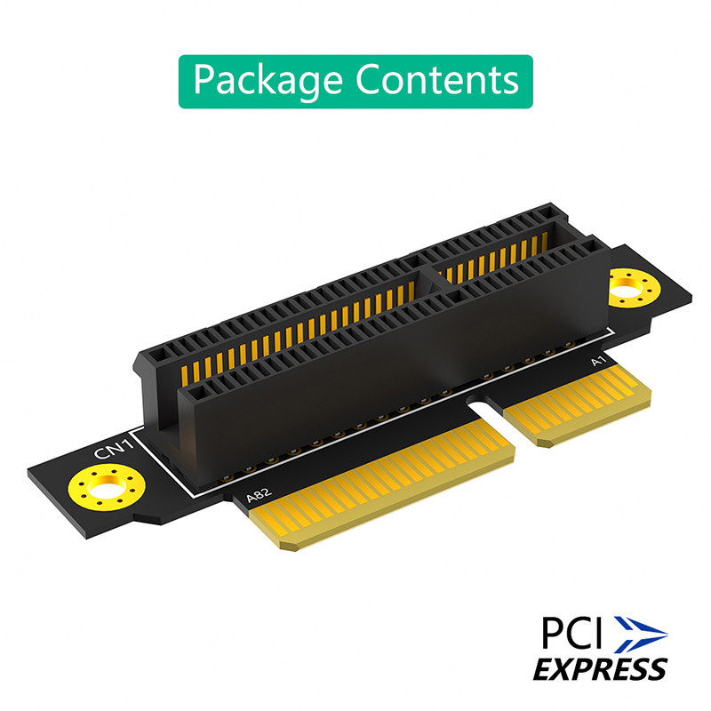 20mm PCIE X4 3.0 Ngược 90 Độ Nam Sang Nữ Riser Card PCI Express 4X Sang 4X Bộ Chuyển Đổi Riser Board