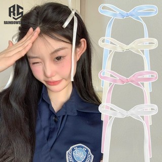Kẹp tóc thời trang bé gái Hàn Quốc 2024 Kẹp tóc có ruy băng và ruy băng