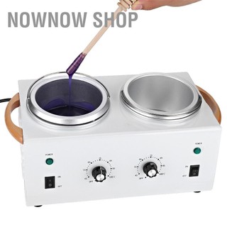 Nownow shop nóng sáp paraffin ấm salon spa dual nồi máy làm rụng lông 220v