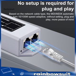 Ieeee802.3af / at Poe Extender Mini Poe Extender Bộ mở rộng Poe tốc độ cao Bộ lặp Ethernet cho máy ảnh an ninh Ip Công tắc 3 cổng Iee802.3af / at Boost Phạm vi cáp mạng