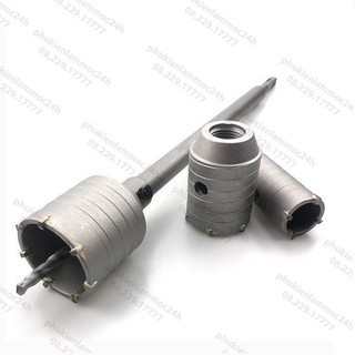 Mũi khoan rút lõi tường bê tông tường gạch tạ lỗ lắp điều hòa đủ kích thước mũi 30mm-100mm 