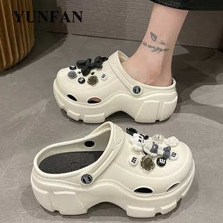 YUNFAN dép cross dép kiểu nữ đi chơi Chất lượng cao Đa dạng Phong cách Chất liệu tốt B91H0WG 20Z240516