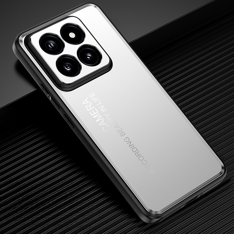 Bảo vệ ống kính Vỏ kim loại cứng cho Xiaomi 14 Ultra 13T 12T Mi12 13 14 Pro Vỏ điện thoại TPU chống sốc