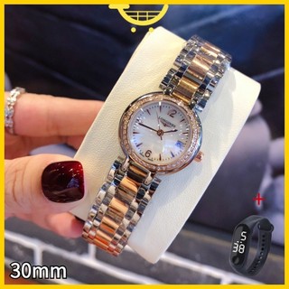 [L.s] Đồng hồ nữ sang trọng thời trang Mặt số 30mm bằng thép không gỉ Phong trào thạch anh chống nước Đồng hồ nữ doanh nhân 51932