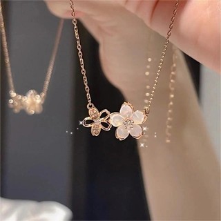 Ins Hoa Vòng Cổ Sáng Tạo Trái Tim Cổ Dây Xích Phụ Kiện Thời Trang Xương Đòn Dây Chuyền Mặt Dây Chuyền Vòng Cổ Người Bạn Quà Tặng Tiếp Liệu