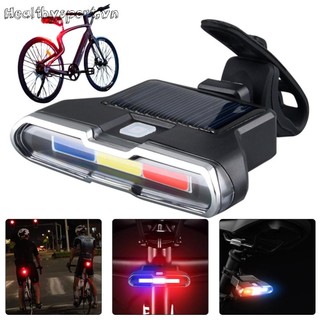 Đèn hậu xe đạp sạc USB cảm biến quang năng lượng mặt trời cho xe đạp ngoài trời