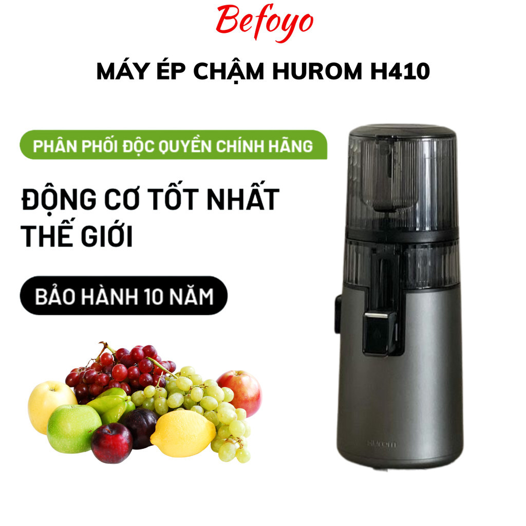Máy ép chậm Hurom H410 - Bảo hành động cơ chính hãng 10 năm - Phân phối độc quyền tại Việt Nam