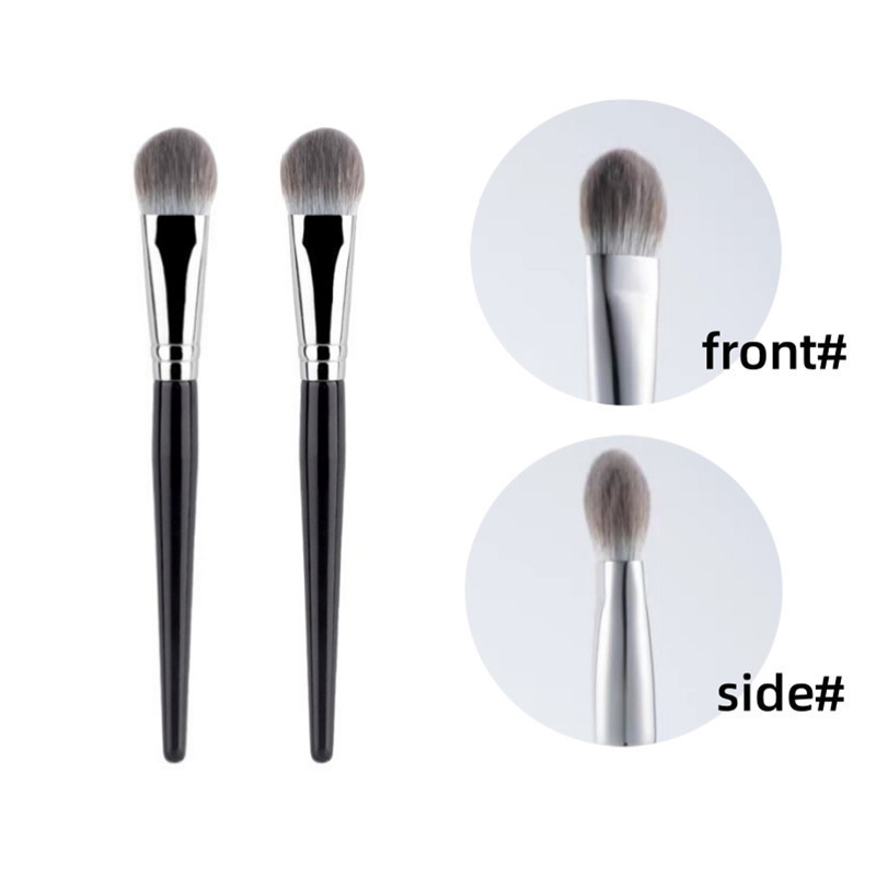 Highlighter Hình lưỡi Blusher Face Highlighter Setting Head Blending Makeup Brush