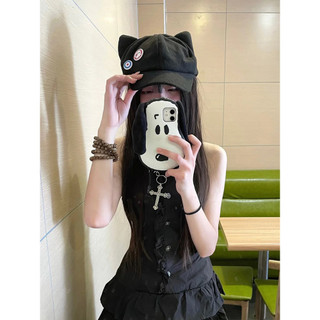 Mũ Tai Mèo Nữ Dễ Thương Ngọt Ngào Cô Gái Asuka cosplay Thiết Kế Cảm Thấy Thích Hợp Mũ Bóng Chày Mặt Nhỏ