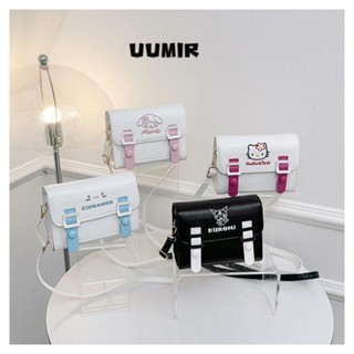 UUMIR Túi Vuông, PU Melody Cinnamorol Kuromi Anime Túi Đeo Vai, JK Túi Nhỏ Thời Trang Dễ Thương Túi Đeo Ngang Hoạt Hình Ba Lô Cô Gái Nữ Nữ